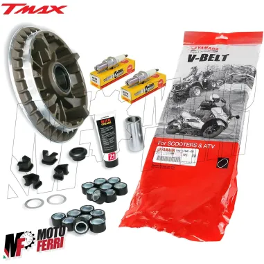 MF1345 Kit Variatore Malossi MHR Next Cinghia Candele Yamaha 500 TMax 2004/2011