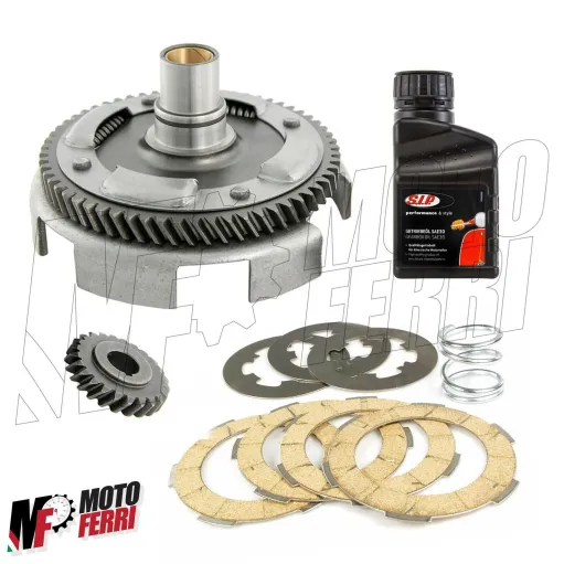 MF2303 Campana Frizione 24 61 + 4 Dischi 1 Molla + Olio SIP Vespa Special PK