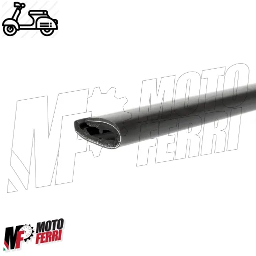 Profilo Bordo Scudo in Plastica nero per Piaggio Vespa 50 125 PK XL FL HP Rush