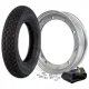 Copertone + Cerchio + Camera Aria 3.50-10 per Vespa PX PE 125 150 200 Arcobaleno