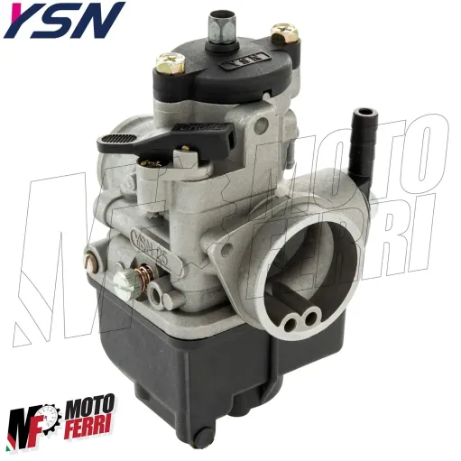 MF3597 Carburatore YSN PHBL 25 BS Attacco Elastico Universale Vespa Moto 2T