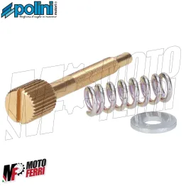 MF3604 Vite + Molla Regolazione Aria Minimo per Carburatore Polini PWK 32 34 2