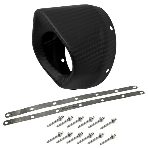 MF3622 - Fondello Carbonio Marmitta LeoVince LV One TMax 500 530 560 (2008-2024)