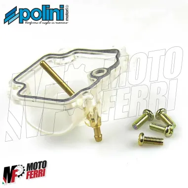 MF2154 Vaschetta Trasparente Inferiore per Carburatore Polini CP 17,5 19 21