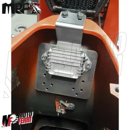 MF1707 - Piastra Acciaio MRP Supporto Centralina Regolatore Vespa 50 125 Small 2