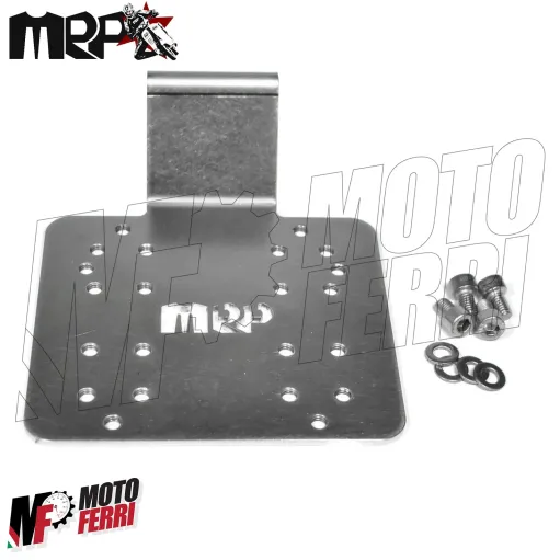 MF1707 - Piastra Acciaio MRP Supporto Centralina Regolatore Vespa 50 125 Small
