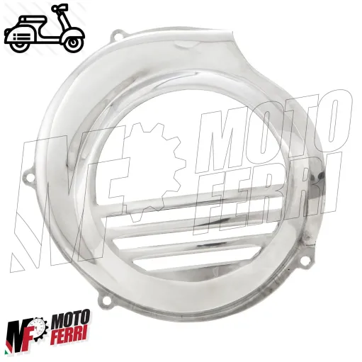 COPRIVENTOLA COPRIVOLANO CROMATO VESPA PX 125 150 200 PE AVVIAMENTO ELETTRICO