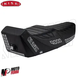 Sella nera Camel Special Sport Vespa PX 125 150 200 PE con Serratura in Pelle 2