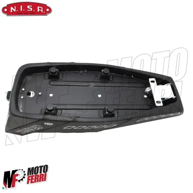 MF0039 Sella Camel Nera Fondo in Lamiera Piaggio Vespa PK 50 125 S XL Sport con Serratura