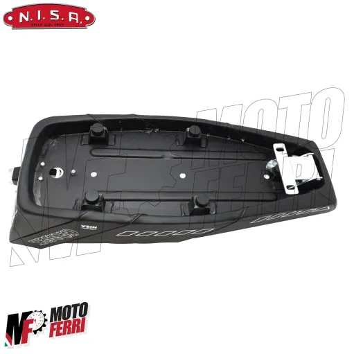 MF0039 Sella Camel Nera Fondo in Lamiera Piaggio Vespa PK 50 125 S XL Sport con Serratura