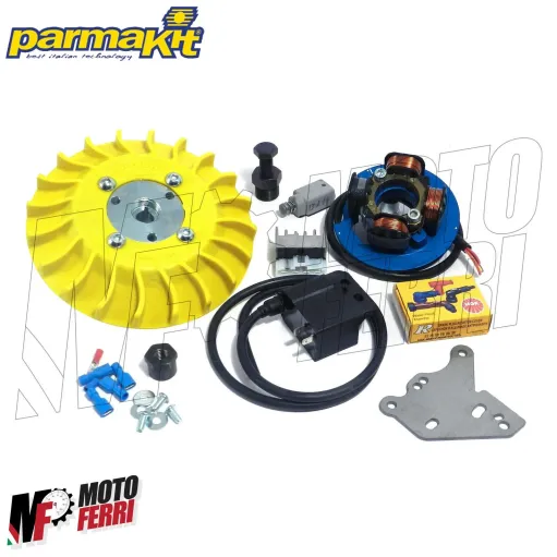MF2037 Accensione Parmakit Gialla Volano 1,5 Kg Cono 20 Vespa 50 125 Small