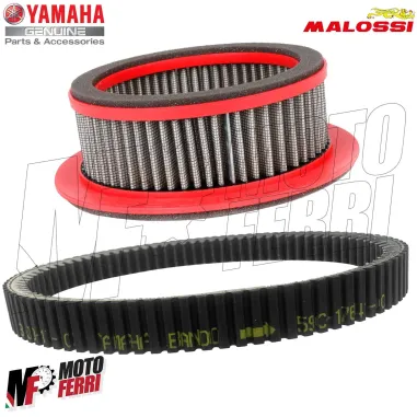 MF2358 Cinghia Variatore Originale Yamaha + Filtro Malossi TMax 530 2012 / 2016