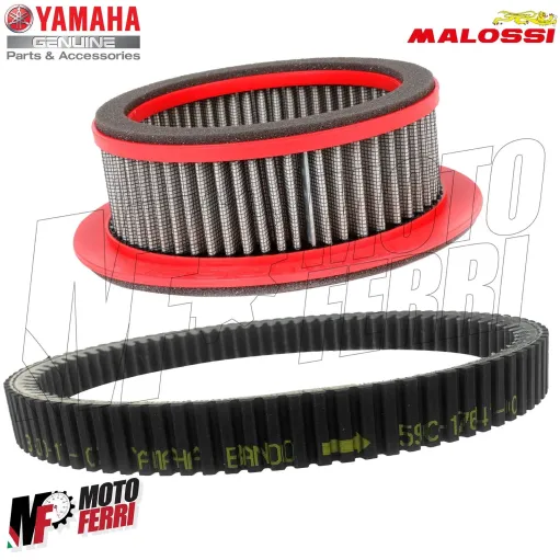 MF2358 Cinghia Variatore Originale Yamaha + Filtro Malossi TMax 530 2012 / 2016