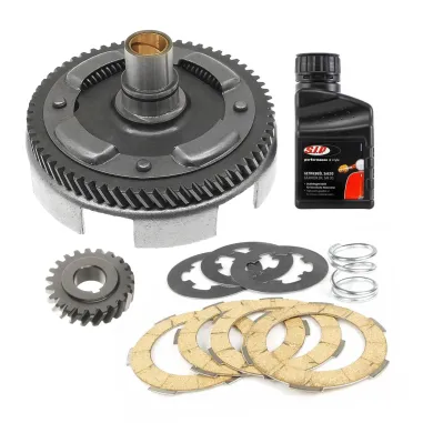 MF2302 Campana Frizione 22/63 + 4 Dischi 1 Molla + Olio SIP Vespa Special PK