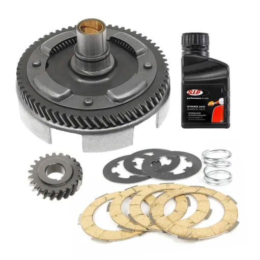 MF2302 Campana Frizione 22/63 + 4 Dischi 1 Molla + Olio SIP Vespa Special PK