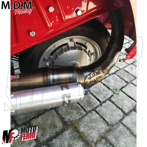 MF1004 - Marmitta MDM Payper K2X Vespa 50 125 PK S XL Motore 75 90 102 115 130