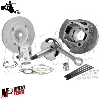 Kit Modifica Vespa Special ET3 Cilindro 130 Polini Ghisa + Albero Motore Cono 20