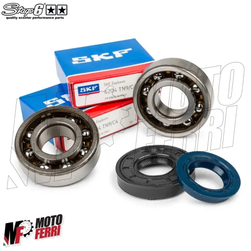 MF3682 Albero Motore Stage6 Pro Replica + Cuscinetti Paraoli Aerox F12 F15 SR