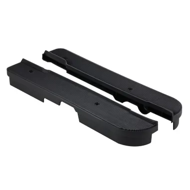 MF0078 Coppia Pedane Poggiapiedi Pedana Nera Nere Piaggio SI - SI FL2 Mix