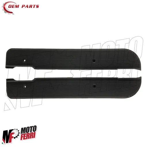 MF0078 Coppia Pedane Poggiapiedi Pedana Nera Nere Piaggio SI - SI FL2 Mix