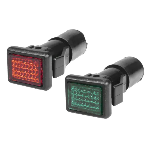 Coppia Spia Frecce + Luci Coperchio Manubrio Piaggio Vespa PX 125 150 200