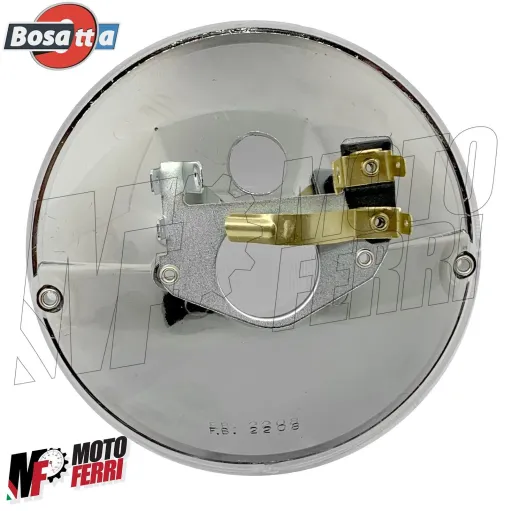 Gruppo Ottico Fanale Faro Anteriore Bosatta con Portalampada per Piaggio Si