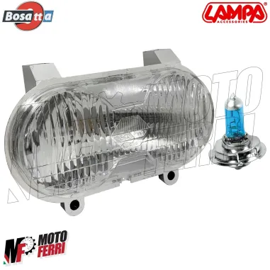 MF3686 Fanale Anteriore Bosatta + Lampadina Blu Xenon per BWS Booster Spirit R