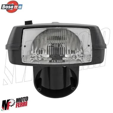 MF3687 Faro fanale anteriore Bosatta Grigio con Portalampada per Piaggio Bravo