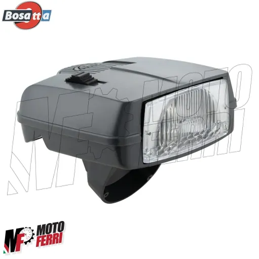 MF3687 Faro fanale anteriore Bosatta Grigio con Portalampada per Piaggio Bravo
