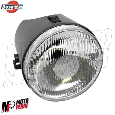 MF3688 - Faro Fanale Anteriore Bosatta Grigio per Piaggio SI FL FL2 Nuovo Tipo