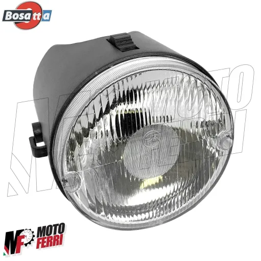 MF3688 - Faro Fanale Anteriore Bosatta Grigio per Piaggio SI FL FL2 Nuovo Tipo