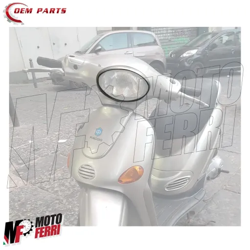 Cornice Ovale Cromata Fanale Anteriore Vespa ET2 ET4 Piaggio Liberty 50 125 150