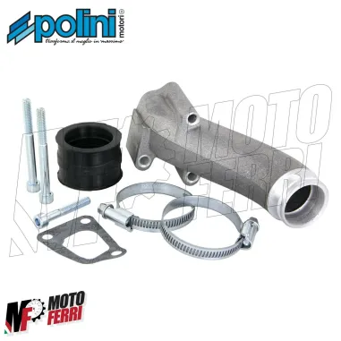 Collettore Aspirazione Polini Carburatore PWK 24 26 28 30 per Vespa 50 125 PK XL