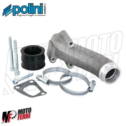 Collettore Aspirazione Polini Carburatore PWK 24 26 28 30 per Vespa 50 125 PK XL