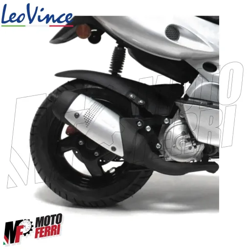MF3697 – Marmitta LeoVince Touring per Yamaha Aerox MBK Nitro Malaguti F15 50 LC