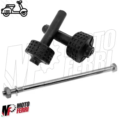 Kit Perno Bullone + 2 Tampone Silent Block Motore Vespa 50 125 PK S XL V N