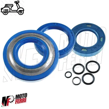 Serie Kit Paraoli e Oring Corteco Blu Vespa 50 125 PK S Con Cono Volano 19