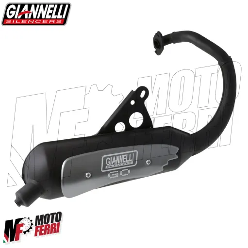 MF3706 Marmitta Scarico Giannelli GO Honda Bali 50 2T dal 1993 al 2001