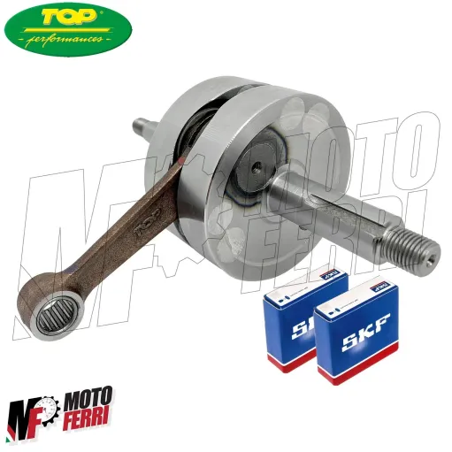 Albero Motore TOP TPR Corsa 39 Spalle Piene con Cuscinetti - Minarelli AM6 AM345