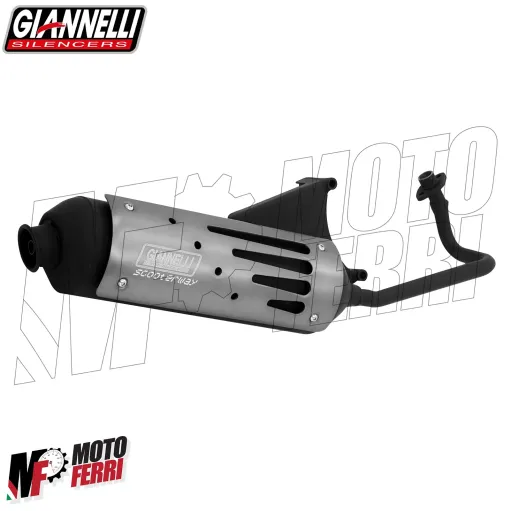 MF3709 - Marmitta Scarico Giannelli Scooterway Piaggio Liberty 50 4T 2005/2006