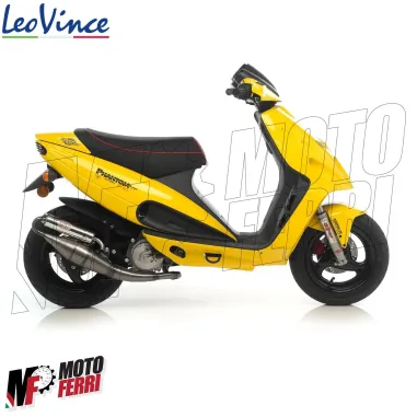MF3710 Marmitta Scarico Espansione LeoVince TT per Malaguti F12 Phantom 50 2T