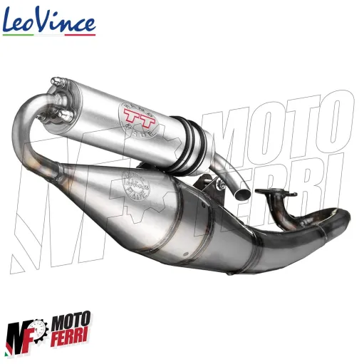 MF3710 Marmitta Scarico Espansione LeoVince TT per Malaguti F12 Phantom 50 2T