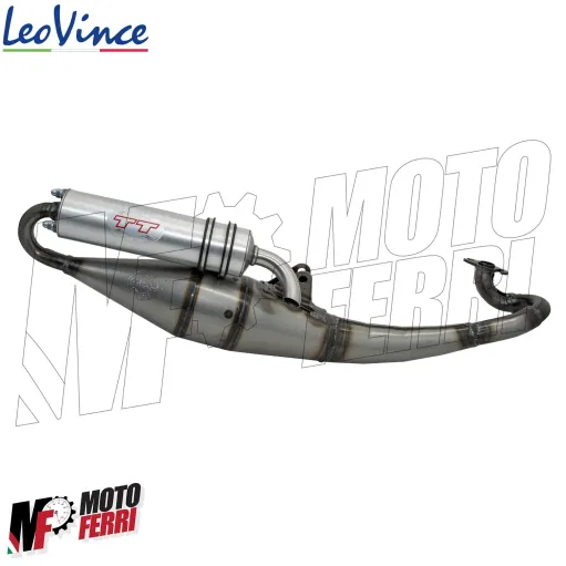 MF3710 Marmitta Scarico Espansione LeoVince TT per Malaguti F12 Phantom 50 2T
