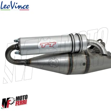 MF3710 Marmitta Scarico Espansione LeoVince TT per Malaguti F12 Phantom 50 2T