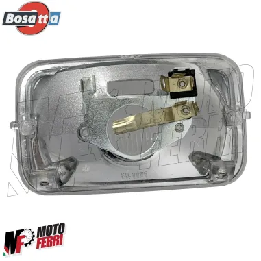 MF3718 Faro fanale anteriore Bosatta Grigio con Portalampada per Piaggio Bravo