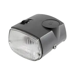 Faro fanale anteriore a 2 luci gruppo ottico Grigio Piaggio CIAO PX