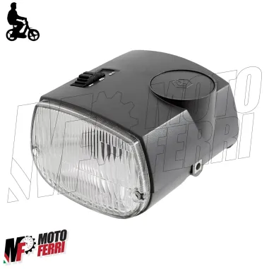 Faro fanale anteriore a 2 luci gruppo ottico Grigio Piaggio CIAO PX