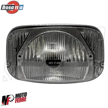 MF3720 Faro fanale anteriore gruppo ottico Bosatta Grigio per Piaggio Boxer 50