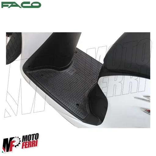 MF3728 Tappeto Tappetino Pedana Poggiapiedi Faco Nero Honda SH 350 2021 / 2024