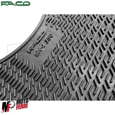 MF3728 Tappeto Tappetino Pedana Poggiapiedi Faco Nero Honda SH 350 2021 / 2024